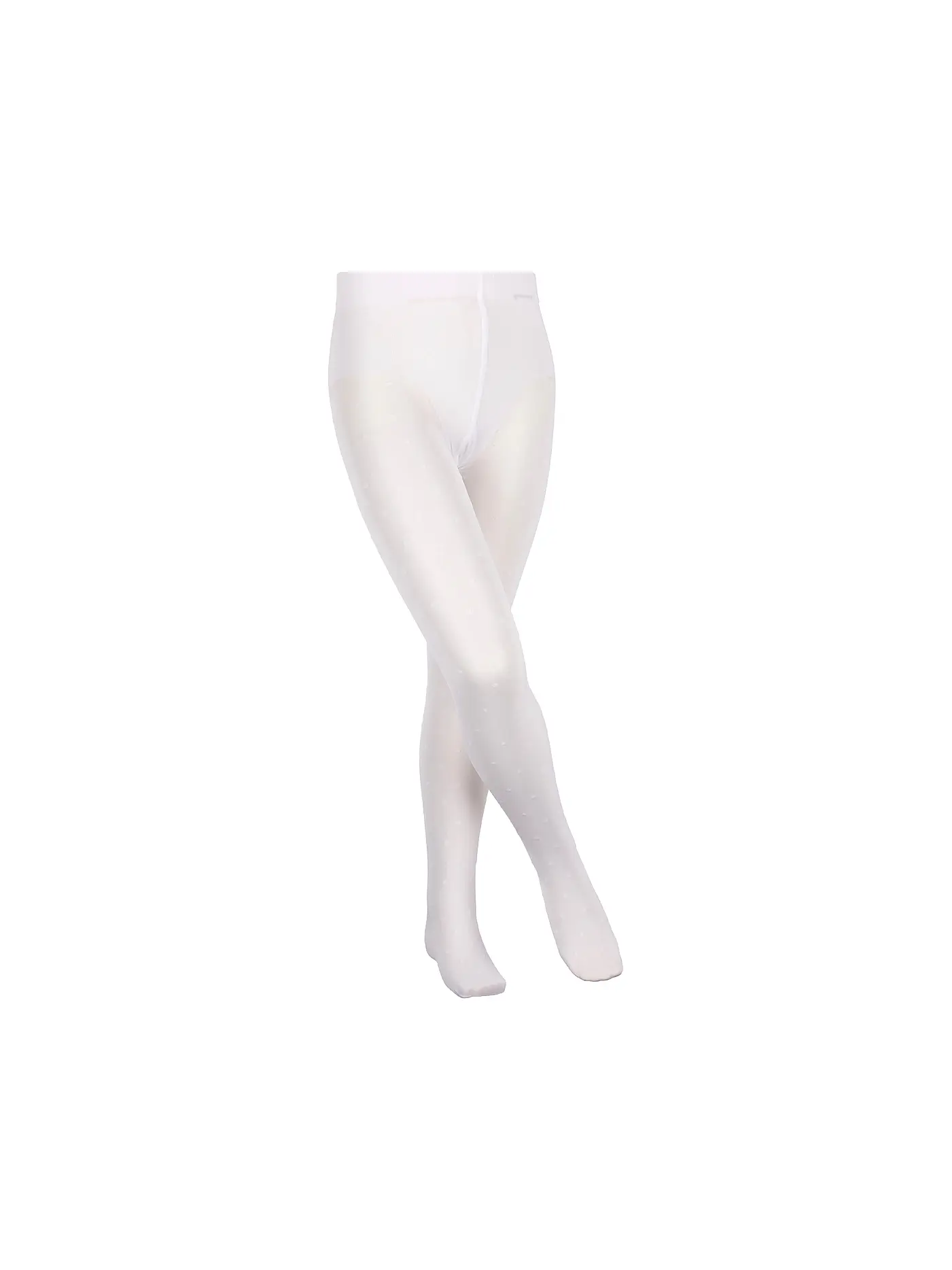 FALKE | Mädchen Feinstrumpfhose ROMANTIC DOT white | 